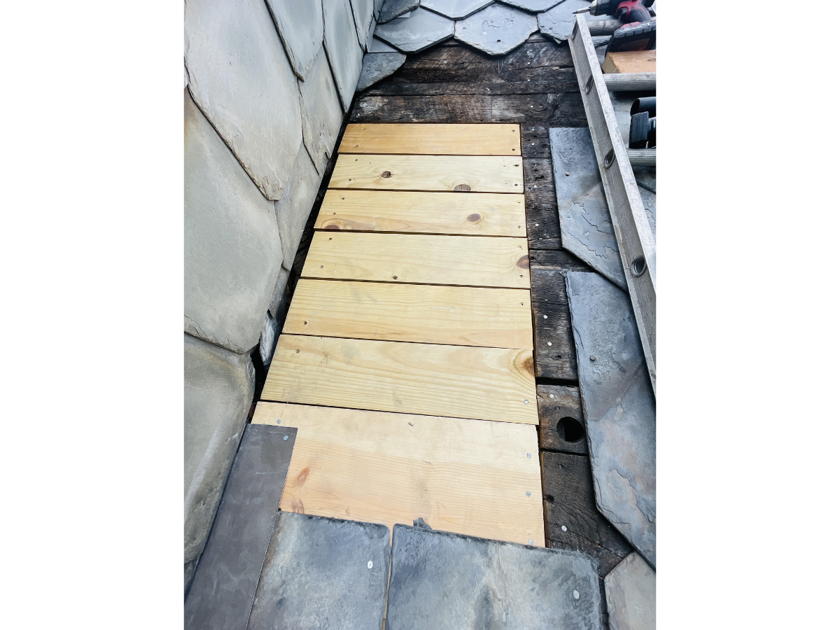 Slate Roof Before
